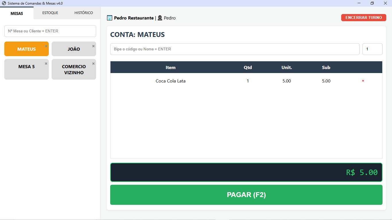 Interface PDV